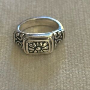 Brighton Sterling Silver Concho ring.  Pre loved. Size 5